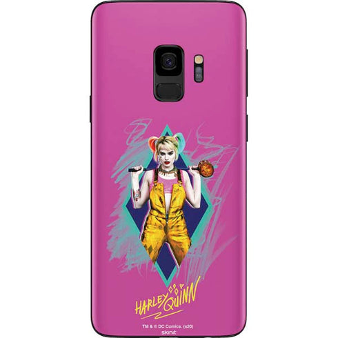 DC Comics Harley Quinn Movie Character Poster Galaxy S9 Skin