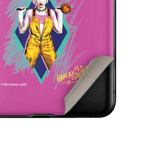 DC Comics Harley Quinn Movie Character Poster Galaxy Z Flip Skin