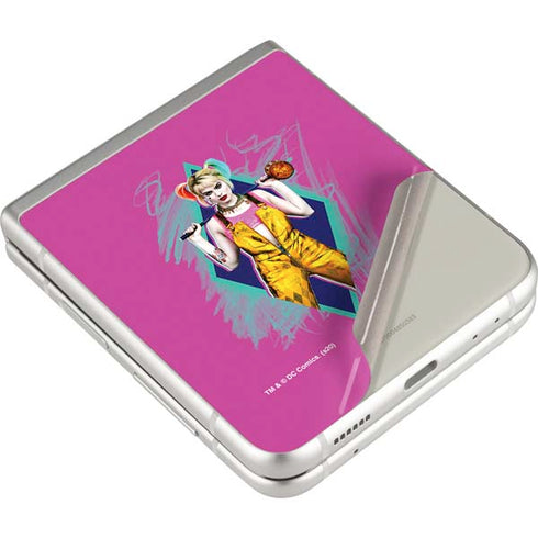 DC Comics Harley Quinn Movie Character Poster Galaxy Z Flip3 5G Skin