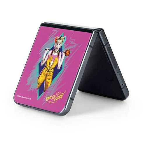 DC Comics Fierce Harley Quinn Galaxy Z Flip5 5G Skin