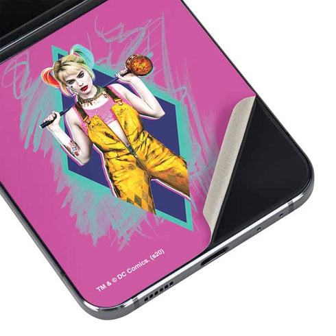 DC Comics Fierce Harley Quinn Galaxy Z Flip5 5G Skin