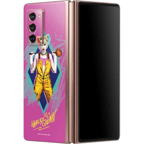 DC Comics Harley Quinn Movie Character Poster Galaxy Z Fold2 5G Skin