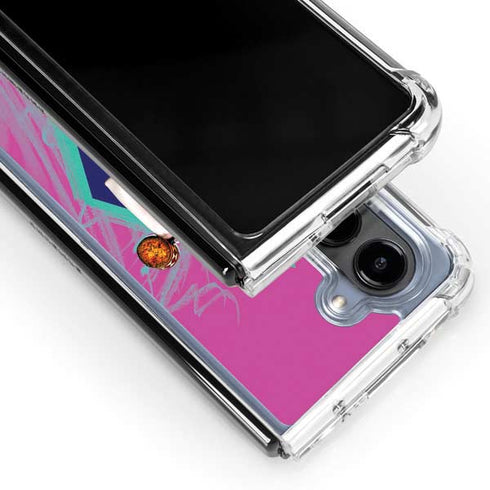 DC Comics Fierce Harley Quinn Galaxy Z Fold5 5G Clear Case