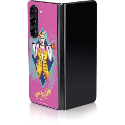 DC Comics Fierce Harley Quinn Galaxy Z Fold5 5G Skin