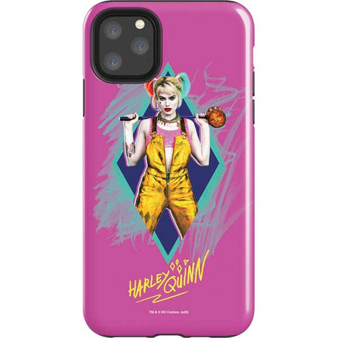 DC Comics Harley Quinn Movie Character Poster iPhone 11 Pro Max Impact Case
