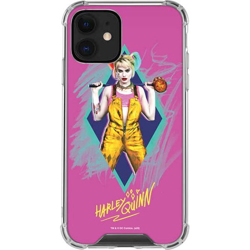 DC Comics Harley Quinn Movie Character Poster iPhone 12 Clear Case