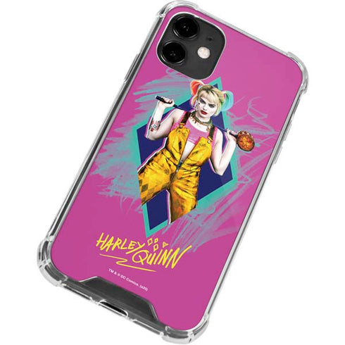 DC Comics Harley Quinn Movie Character Poster iPhone 12 Clear Case