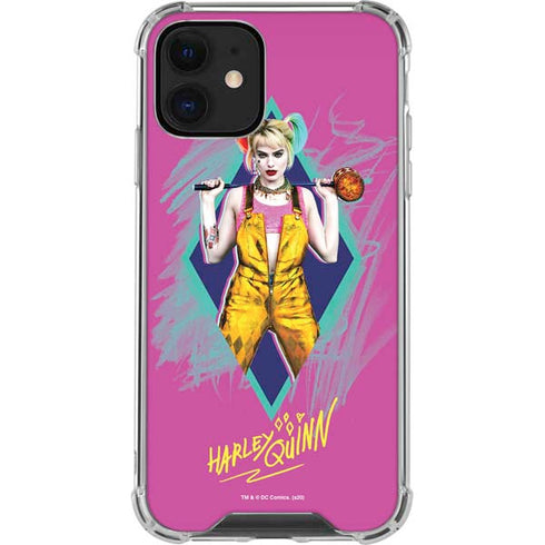 DC Comics Harley Quinn Movie Character Poster iPhone 12 Mini Clear Case