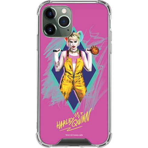 DC Comics Harley Quinn Movie Character Poster iPhone 12 Pro Clear Case