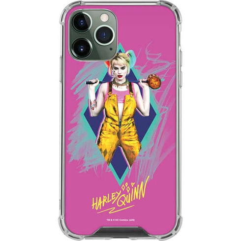 DC Comics Harley Quinn Movie Character Poster iPhone 12 Pro Max Clear Case