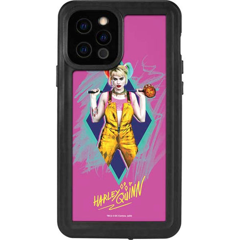 DC Comics Harley Quinn Movie Character Poster iPhone 12 Pro Waterproof Case