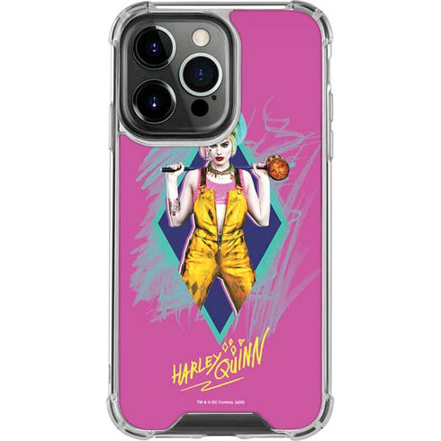 DC Comics Harley Quinn Movie Character Poster iPhone 13 Pro Clear Case