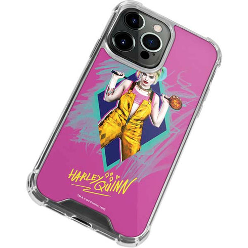 DC Comics Harley Quinn Movie Character Poster iPhone 13 Pro Max Clear Case