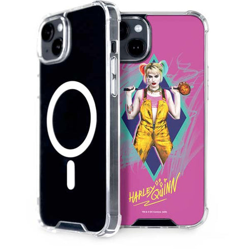 DC Comics Fierce Harley Quinn iPhone 15 MagSafe Case