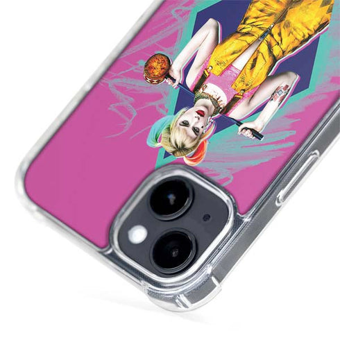 DC Comics Fierce Harley Quinn iPhone 15 MagSafe Case
