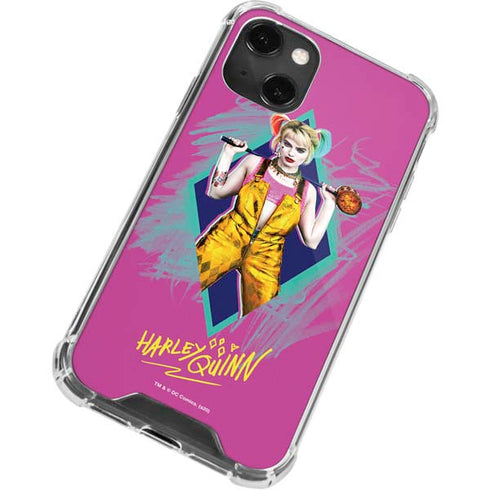 DC Comics Harley Quinn Movie Character Poster iPhone 14 Plus Clear Case