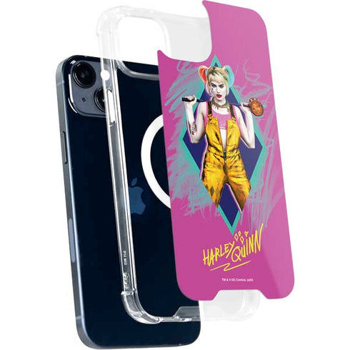 DC Comics Harley Quinn Movie Character Poster iPhone 14 Plus MagSafe Case