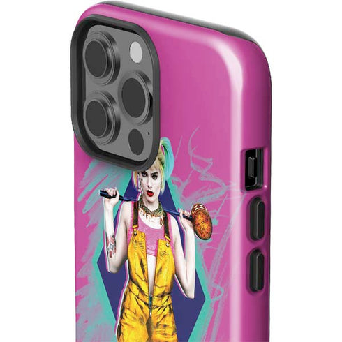 DC Comics Harley Quinn Movie Character Poster iPhone 14 Pro Max Impact Case