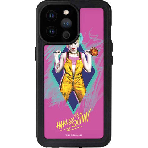 DC Comics Harley Quinn Movie Character Poster iPhone 14 Pro Max Waterproof Case