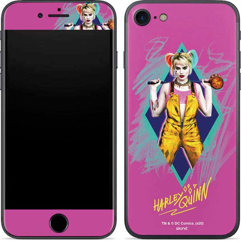 DC Comics Harley Quinn Movie Character Poster iPhone 8 Skin