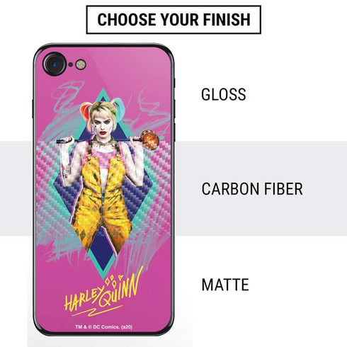 DC Comics Harley Quinn Movie Character Poster iPhone SE (2nd & 3rd Gen) Skin