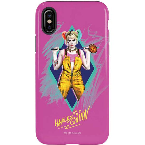 DC Comics Harley Quinn Movie Character Poster iPhone X Pro Case