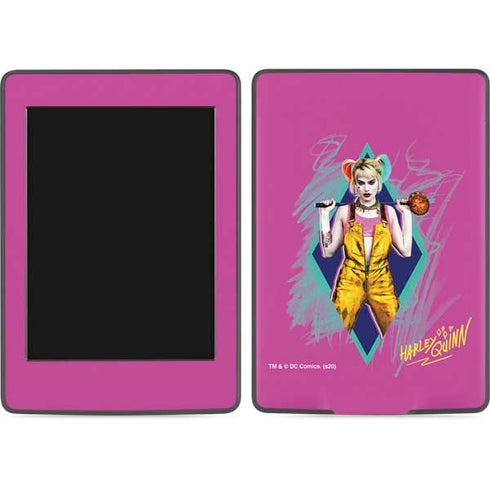 DC Comics Harley Quinn Movie Character Poster Amazon Kindle Skin