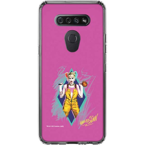 DC Comics Fierce Harley Quinn LG K51/Q51 Clear Case