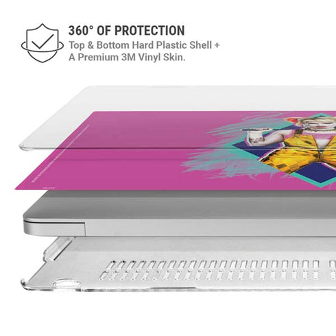 DC Comics Fierce Harley Quinn MacBook Air 13in M1 (2021) Case plus Skin