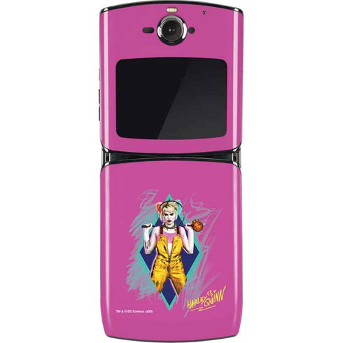 DC Comics Harley Quinn Movie Character Poster Motorola RAZR Skin