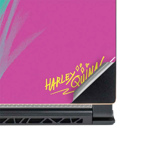 DC Comics Harley Quinn Movie Character Poster MSI GS65 Stealth Laptop Skin
