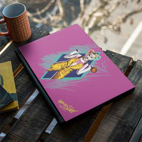DC Comics Harley Quinn Movie Character Poster MSI GS65 Stealth Laptop Skin
