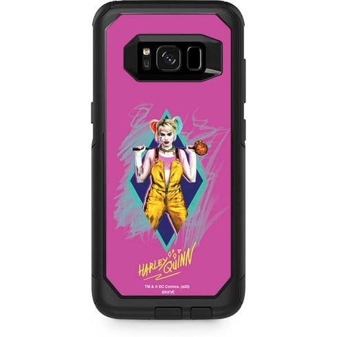 DC Comics Harley Quinn Movie Character Poster Otterbox Commuter Galaxy Skin