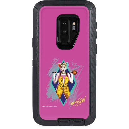 DC Comics Harley Quinn Movie Character Poster Otterbox Defender Galaxy Skin
