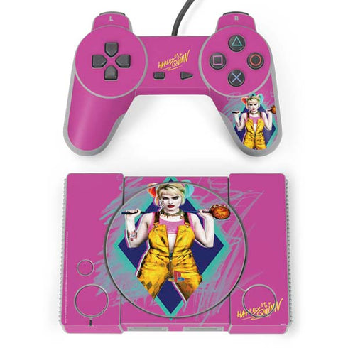 DC Comics Harley Quinn Movie Character Poster PlayStation Classic Bundle Skin