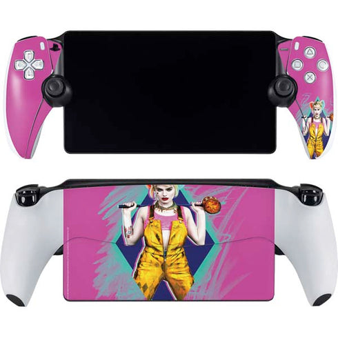 DC Comics Fierce Harley Quinn PlayStation Portal Remote Player Skin