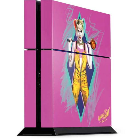 DC Comics Harley Quinn Movie Character Poster PS4 Console Skin