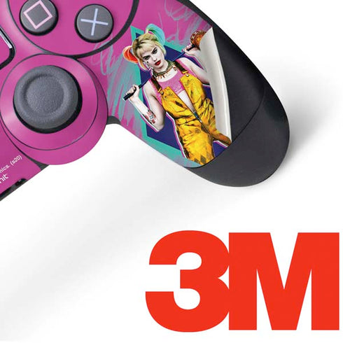 DC Comics Harley Quinn Movie Character Poster PS4 Controller Skin