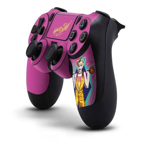 DC Comics Harley Quinn Movie Character Poster PS4 Pro/Slim Controller Skin