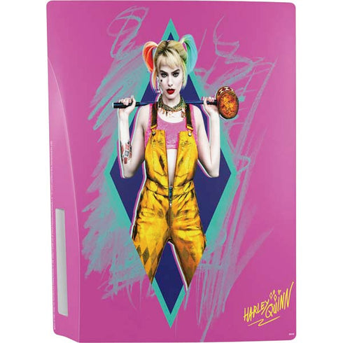 DC Comics Harley Quinn Movie Character Poster PS5 Console Skin