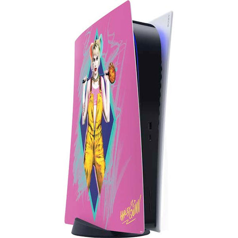 DC Comics Harley Quinn Movie Character Poster PS5 Digital Edition Console Skin