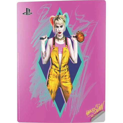 DC Comics Harley Quinn Movie Character Poster PS5 Digital Edition Console Skin