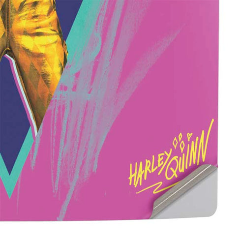 DC Comics Fierce Harley Quinn PS5 Slim Digital Edition Console Skin