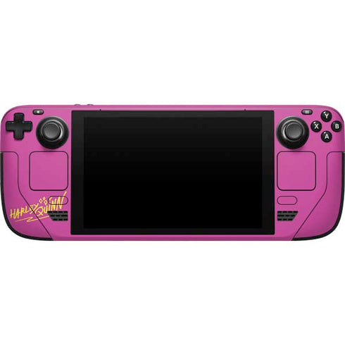 DC Comics Harley Quinn Movie Character Poster Steam Deck Handheld Gaming Computer Skin