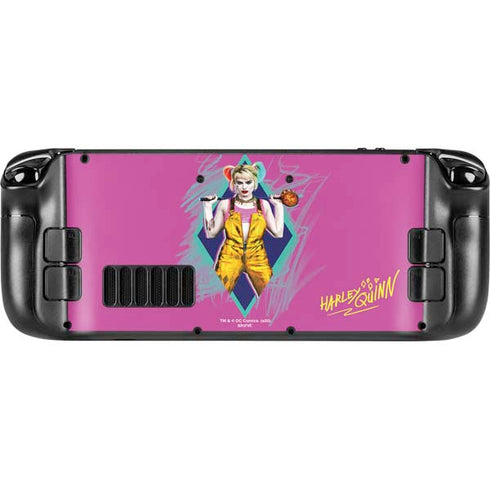 DC Comics Harley Quinn Movie Character Poster Steam Deck Handheld Gaming Computer Skin