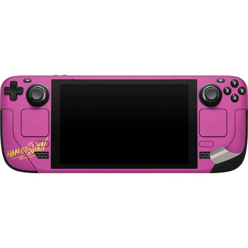 DC Comics Harley Quinn Movie Character Poster Steam Deck Handheld Gaming Computer Skin