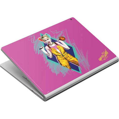 DC Comics Harley Quinn Movie Character Poster Surface Book Skin