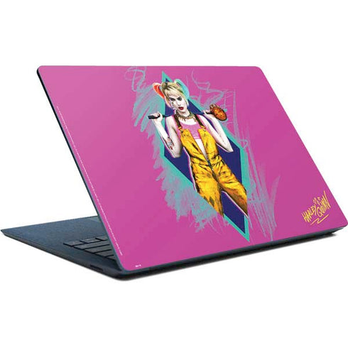 DC Comics Harley Quinn Movie Character Poster Surface Laptop Skin
