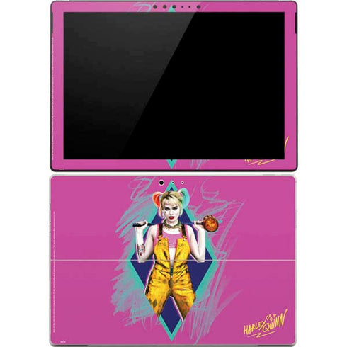 DC Comics Harley Quinn Movie Character Poster Surface Pro 4 Skin