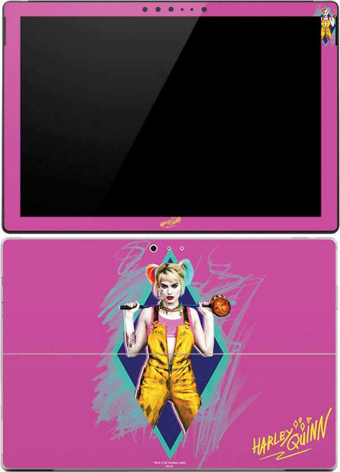 DC Comics Harley Quinn Movie Character Poster Surface Pro (2017) Skin